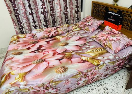 China Premium 3D Design Bed Sheet