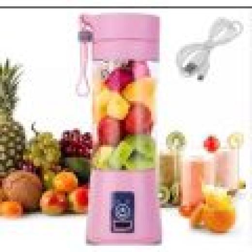 380ML Portable Juicer USB Rechargeable Fruit Vegetable Smoothie Blender Multi functional Juice Cup Mini Home Mixer