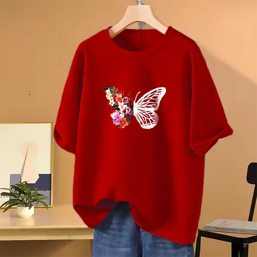 Lovely Drop shoulder T-shirt for Women